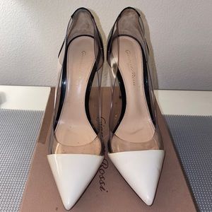 Gianvito Rossi plexi heels size 38